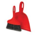 Dustpan & Whisk Broom – Red – ID 906