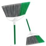 XL Indoor/Outdoor Angle Broom with Clean Fibers Dustpan – ID 1230