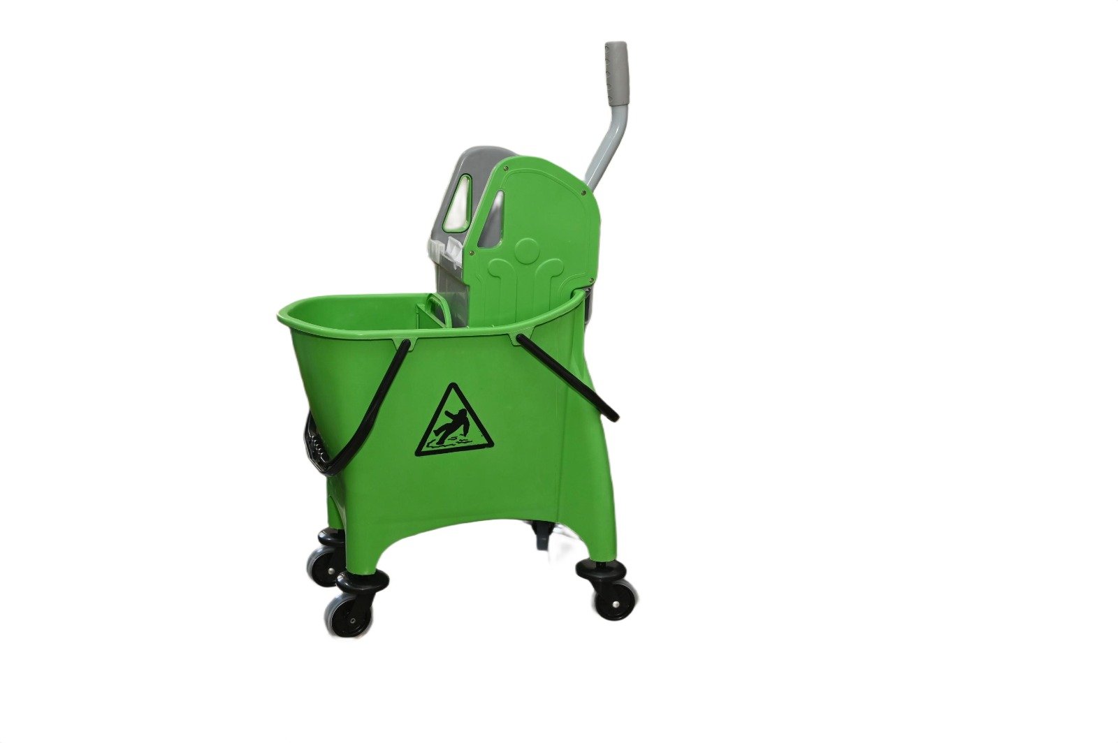 single-mop-bucket-with-a-wringer-1 Single Mop Bucket Trolley – ID 556 - Image 1